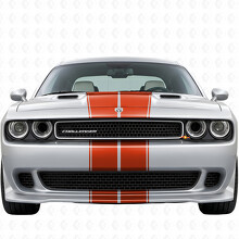 Dubbele Omtrek Strepen Volledige Kit Vinyl Decal Sticker voor Dodge Challenger 2008-2014_4