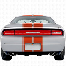 Dubbele Omtrek Strepen Volledige Kit Vinyl Decal Sticker voor Dodge Challenger 2008-2014_6