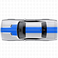 Dubbele Omtrek Strepen Volledige Kit Vinyl Decal Sticker voor Dodge Challenger 2008-2014_8