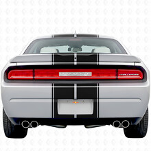Volledig Kit Vinyl Decal Sticker met Dubbele Contuurlijnen & Aangepaste Tekst voor Dodge Challenger 2008-2014_3