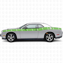 Strobo Stijl Strepen Zij Vinyl Decal Sticker voor Dodge Challenger_3