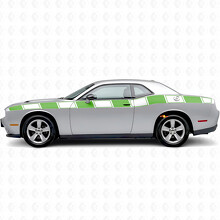 Strobe Grafische Strepen Zij Vinyl Decal Sticker voor Dodge Challenger_2