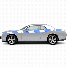 Strobe Grafische Strepen Zij Vinyl Decal Sticker voor Dodge Challenger_3