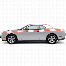 Strobe Grafische Strepen Zij Vinyl Decal Sticker voor Dodge Challenger_4