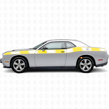 Strobe Grafische Strepen Zij Vinyl Decal Sticker voor Dodge Challenger_5