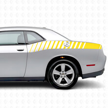 Strobe Strepen Achterzij Vinyl Decal Sticker voor Dodge Challenger_5
