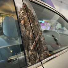 Barbarian Warlord Deurstijl Vinyl Decal Sticker_2