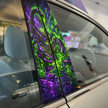 Giftige Schorpioen Deurgreeppaal Vinyl Decal Sticker_2