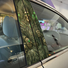 Celtic Skull King Deurstijl Vinyl Decal Sticker_2