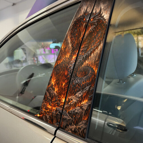 Demon Cobra Deurstijl Vinyl Decal Sticker_1