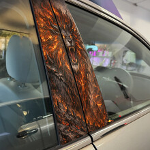 Demon Lion Deurstijl Vinyl Decal Sticker_2