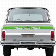 Cherokee Chief Achterklep Vinyl Decal Sticker voor Jeep Cherokee 1981-83_3