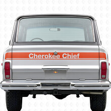 Cherokee Chief Achterklep Vinyl Decal Sticker voor Jeep Cherokee 1981-83_4