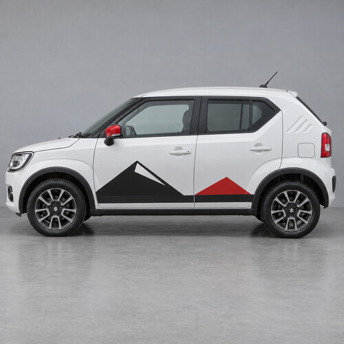 Twin Peak Terrace-zijvinyldecal voor Suzuki Ignis FF21S 2017-2020 Pre-Facelift