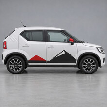 Twin Peak Terrace-zijvinyldecal voor Suzuki Ignis FF21S 2017-2020 Pre-Facelift_2
