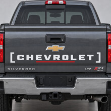 Beugeltype 1500 Achterklep Vinyl Decal Sticker voor Chevrolet Silverado 2018_2