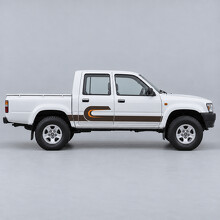 Return Lint Dubbele Cabine Pre-Facelift Zijkant Vinyl Decal Sticker voor Toyota Hilux 1997-2001_2