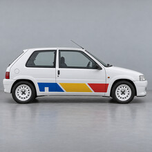 Rallye Drie Panelen S1 Zij Vinyl Decal Sticker voor Peugeot 106 1993-1996_2