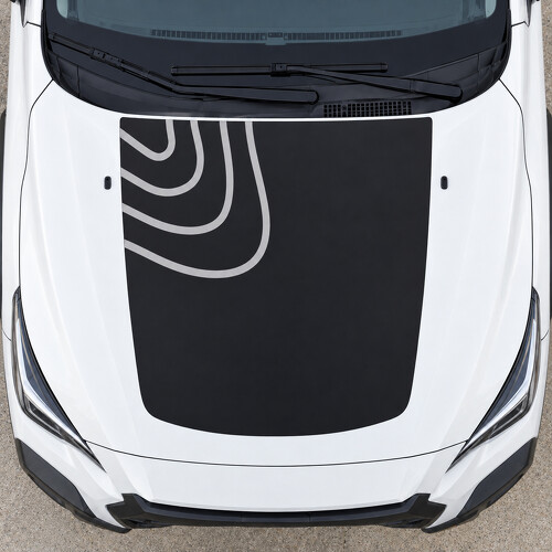 Contour Ridge Wilderness Hood Vinyl Sticker voor Subaru Crosstrek 2024_1