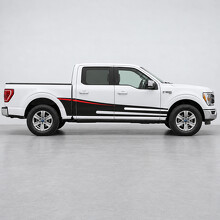 Speed Sail XLT SuperCrew 5,5-voet laadbak zijkant vinyl decal sticker voor Ford F-150 2024_2
