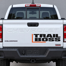 Offset Trail Boss Tailgate Vinyl Decal Sticker voor Chevrolet Colorado 2023_2