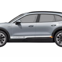 Gemerkt Strepen Vinyl Stickers voor instaplijsten voor Porsche Cayenne Electric_4