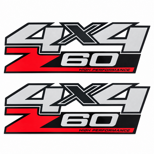 4x4 Z60 Hoogwaardige Vinyl Sticker voor Zijpaneel voor GMC Sierra GMT900 2007-2013