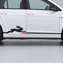Rabbit Leap Side Vinyl Sticker voor Volkswagen Golf GTI 2019_2