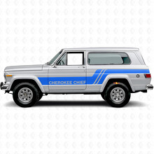 Cherokee Chief Strepen Zij Vinyl Decal Sticker voor Jeep Cherokee 1981-83_2