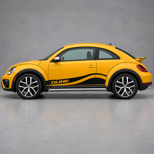 Dune Zand Kanaalzijde Vinyl Decal Sticker voor Volkswagen Beetle 2016