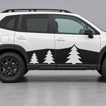Drie Dennen Raamzij Vinyl Decal Sticker voor Subaru Forester 2024_2