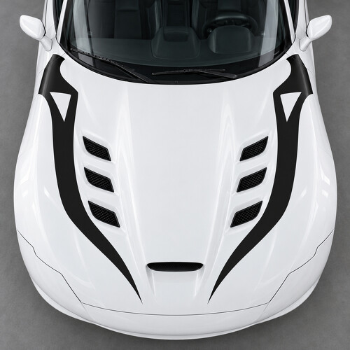 Open Fang ACR Motorkap Vinyl Decal Sticker voor Dodge Viper 2016_1