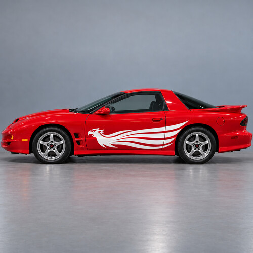 Phoenix Flight zijvinylsticker voor Pontiac Firebird 2002_1