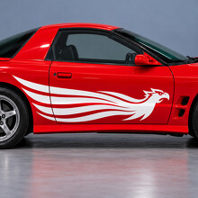 Phoenix Flight zijvinylsticker voor Pontiac Firebird 2002_2