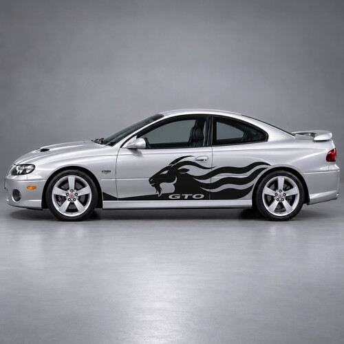 6.0 Goat Smoke Zĳde Vinyl Decal Sticker voor Pontiac GTO 2006_1