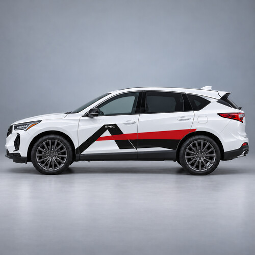 A-Spec Advance Apex A Zij Vinyl Decal Sticker voor Acura RDX 2022_1