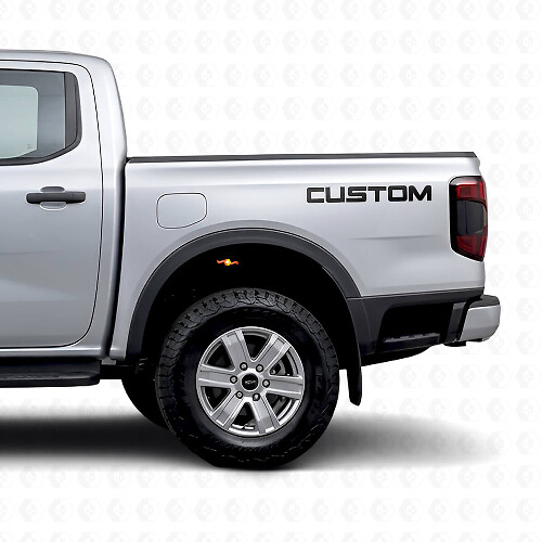 Op maat gemaakte belettering zijvinyl sticker kit voor Musclecar Ranger