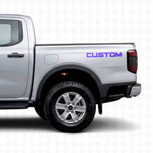 Op maat gemaakte belettering zijvinyl sticker kit voor Musclecar Ranger_2