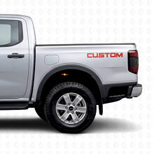 Op maat gemaakte belettering zijvinyl sticker kit voor Musclecar Ranger_4