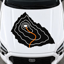 SR5 Topo Peak Hood Vinyl Decal Sticker for Toyota Tundra 2022_2