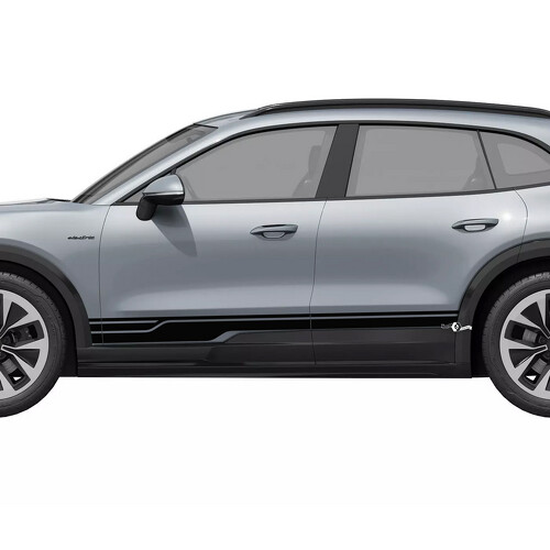 Sportstijl Strepen Sierlijst Vinyl Decal Sticker voor Porsche Cayenne Electric_1