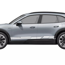 Cyber Style Strepen Ruiterpaneel Vinyl Decal Sticker voor Porsche Cayenne Electric_3