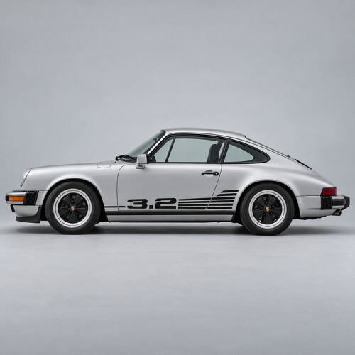 Koelrib 3.2 Zijvinylsticker voor Porsche 911 Carrera 1984-1989_1