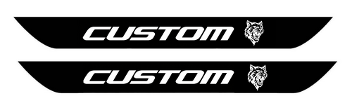 Hellcat-stijl Deurdrempel Vinyl Decal Set voor Dodge Challenger