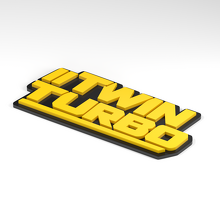 Twin Turbo Twin Slash 3D Acrylembleem_2