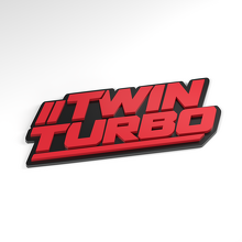 Twin Turbo Twin Slash 3D Acrylembleem_3
