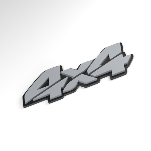 4x4 Interlock 3D Acrylbadge_1