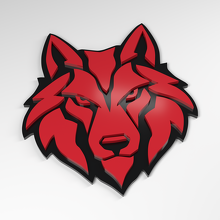 Wolf Ice Fang 3D-acrylbadge_3