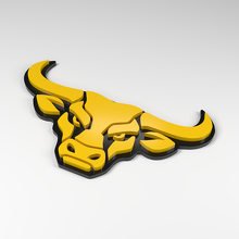 Bull Wide Horns 3D Acryl Embleem_2