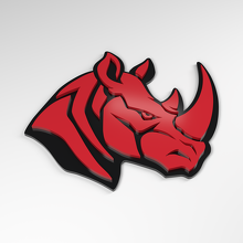 Rhino Forward Force 3D Acryl Embleem_3